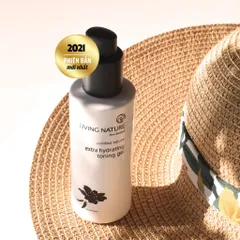 Gel siêu dưỡng ẩm Living Nature Extra Hydrating Toning Gel 100ml - Toner Gel cấp nước, phục hồi độ pH cho da khô, thường, mất nước.