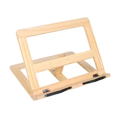 Giá Đỡ Đọc Sách Chống Cận Thị Khung Gỗ Tự Nhiên - Hỗ Trợ Điều Chỉnh Khoảng Cách Mắt và Sách, Bảo Vệ Đôi Mắt Bạn
