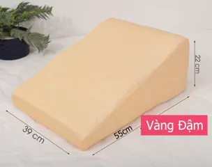 Gối Gác Chân Đa Năng Airu Hỗ Trợ Bảo Vệ Tĩnh Mạch - Giúp Ngủ Ngon, Ngừa Tê Bì, Vọp Bẻ - Chất Liệu PU Foam Cao Cấp, Kích Thước 55x39x22cm