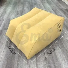 Gối Kê Chân Bơm Hơi Ema - Thiết Kế Công Thái Học Hỗ Trợ Giảm Suy Giãn Tĩnh Mạch, Giảm Đau Lưng Và Sưng Phù Cho Người Cao Tuổi