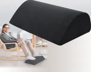 Gối kê chân cao su non Ema cao cấp cho người giãn tĩnh mạch - Hỗ trợ giảm tê mỏi, thoải mái khi ngồi làm việc văn phòng