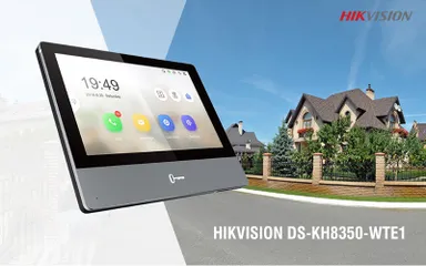 Màn Hình Chuông Cửa Hikvision DS-KH8350-WTE1 Cảm Ứng 7 Inch - Thiết Bị Nhà Thông Minh Tích Hợp Mic, Loa Ngoài, Đàm Thoại HD