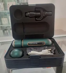 Máy massage cầm tay KASJ A6 - Thiết bị massage trị liệu 4 đầu đa năng, hỗ trợ giảm đau cơ và mệt mỏi hiệu quả
