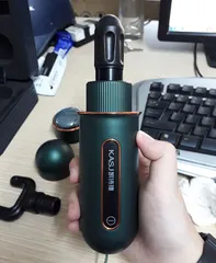 Máy massage cầm tay KASJ A6 - Thiết bị massage trị liệu 4 đầu đa năng, hỗ trợ giảm đau cơ và mệt mỏi hiệu quả
