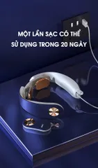 Máy Massage Cổ KASJ A1 Công Nghệ Đức - Giảm Đau Mỏi Cổ Vai, Thư Giãn Hiệu Quả, Thiết Kế Sang Trọng, Điều Khiển Từ Xa