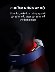 Máy Massage Cổ KASJ A1 Công Nghệ Đức - Giảm Đau Mỏi Cổ Vai, Thư Giãn Hiệu Quả, Thiết Kế Sang Trọng, Điều Khiển Từ Xa