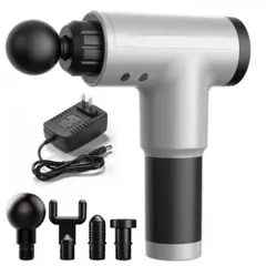 Máy Massage Fascial Gun KH/HG-320 - Thiết Bị Giảm Đau, Thư Giãn Với 4 Đầu Massage Độc Đáo, Tạo Cảm Giác Thoải Mái Tuyệt Vời