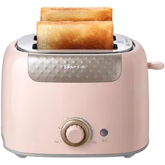 Máy Nướng Bánh Mỳ Bear DSL 601 - 680W, Thiết Kế Đẹp Mắt, Chống Dính Teflon, Nướng Đều Hai Mặt, Tiện Dụng Cho Mọi Nhà Bếp