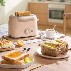 Máy Nướng Bánh Mỳ Bear DSL 601 - 680W, Thiết Kế Đẹp Mắt, Chống Dính Teflon, Nướng Đều Hai Mặt, Tiện Dụng Cho Mọi Nhà Bếp
