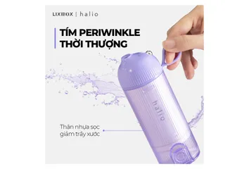 Máy tăm nước cầm tay Halio UltraClean Oral Irrigator Periwinkle - Loại bỏ 99% mảng bám thức ăn, bảo vệ sức khỏe răng miệng