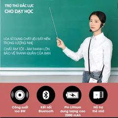 Máy trợ giảng Takstar E220 - Hỗ trợ FM, Bluetooth, thiết kế nhỏ gọn, chất lượng âm thanh tuyệt vời cho giảng dạy và thuyết trình hiệu quả