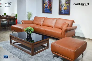 Sofa Góc Verona - Sofa Da Nhập Khẩu Ý Sang Trọng, Phong Cách Hiện Đại Dành Cho Phòng Khách Cao Cấp 20m2 Trở Lên