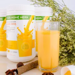 Sữa Nghệ Hera Bổ Sung Dinh Dưỡng - Hỗ Trợ Tiêu Hóa và Làm Đẹp Da - Chất Curcumin Từ Nghệ Vàng, Nguyên Liệu Nhập Khẩu Chất Lượng
