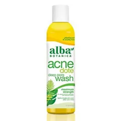Sữa Rửa Mặt Alba Botanica Acnedote™ Deep Pore Wash 177ml - Làm Sạch Sâu, Ngăn Ngừa Mụn Trứng Cá, Dành Cho Da Dầu Mụn