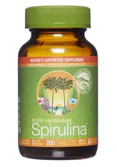 Tảo xoắn Nutrex Hawaii Hawaiian Spirulina 500mg - Thực phẩm chức năng tăng cường miễn dịch và sức khỏe toàn diện, 100% thiên nhiên