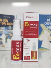 Xịt FE-MAX Oral Spray Hỗ Trợ Bổ Sung Sắt Hữu Cơ - Dạng Xịt Tiện Lợi, Hấp Thụ Nhanh Cho Người Lớn & Trẻ Em Trên 1 Tuổi