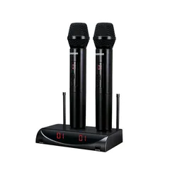 Bộ 2 Micro Không Dây UHF Takstar X3 - Micro Karaoke Chất Lượng Cao, Phạm Vi 50m, Công Nghệ Khóa Tần Số RF D-PLL