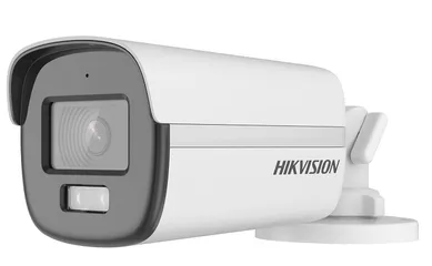Camera 3K ColorVu Hikvision DS-2CE12KF0T-FS - Camera HDTVI 5MP Quan Sát Màu Ban Đêm, Chống Nước IP67, Âm Thanh Tích Hợp