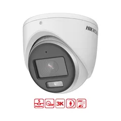 Camera Bán Cầu HDTVI Hikvision DS-2CE72KF0T-FS - Quan Sát Màu Đêm 5MP, Hồng Ngoại 40m, Tích Hợp Micro, Chống Ngược Sáng