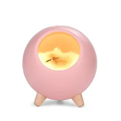 Đèn Ngủ Tổ Ấm Mèo Con Dễ Thương - Đèn LED Tích Hợp Loa Bluetooth, Sạc USB - Trang Trí Phòng Ngủ, Quà Tặng Thú Vị