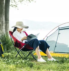 Ghế Gấp Dã Ngoại Cao Cấp Naturehike NH18X004-Y - Chống Thấm, Khung Nhôm Chắc Chắn, Dễ Dàng Mang Theo Khi Cắm Trại, Picnic, Câu Cá