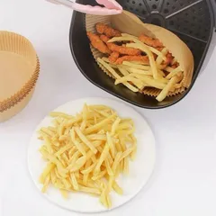 Giấy Nến Khuôn Bánh Cho Nồi Chiên Không Dầu 50 Chiếc - Chống Dính, An Toàn Cho Sức Khỏe, Tiện Dụng Khi Nướng Bánh