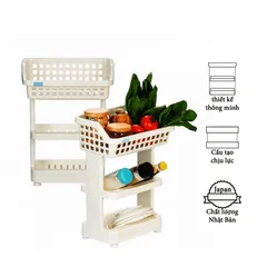 Kệ Để Đồ Đa Năng Inochi Nachi Plus 3 Tầng - Tiết Kiệm Diện Tích, Thiết Kế Hiện Đại, Cao Cấp Nhập Khẩu Nhật Bản