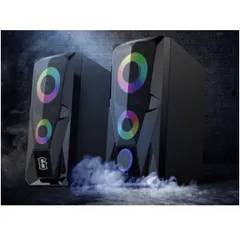 Loa Máy Tính ROBOT RS200 - Đèn LED RGB Đổi Màu, Âm Thanh Mạnh Mẽ, Công Suất 6W, Thiết Kế Gaming, Trải Nghiệm Âm Thanh Cao Cấp