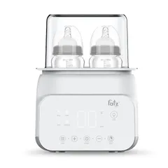 Máy Hâm Sữa Tiệt Trùng Điện Tử 4 Chức Năng Duy Nhất Duo 4 Fatzbaby FB3095MX - Hâm Sữa, Rã Đông, Tiệt Trùng 2 Bình 500W
