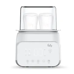 Máy Hâm Sữa Tiệt Trùng Điện Tử 4 Chức Năng Duy Nhất Duo 4 Fatzbaby FB3095MX - Hâm Sữa, Rã Đông, Tiệt Trùng 2 Bình 500W