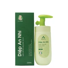 Nước tắm gội dược thảo Diệp An Nhi 220ml cho bé - Kháng khuẩn 99.9% - Dịu nhẹ và an toàn cho làn da nhạy cảm