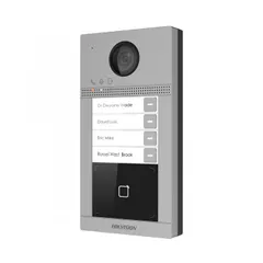 Nút bấm IP 4 cổng Hikvision DS-KV8413-WME1(B) - Thiết bị chuông cửa thông minh, vỏ nhôm sang trọng, kết nối wifi cho villa