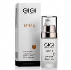 Serum Dưỡng Da Gigi Ester C Total 30ml - Tinh Chất Sáng Da, Căng Mịn và Kiềm Dầu, Phù Hợp cho Da Nhạy Cảm và Da Khô