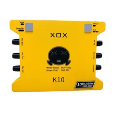 Sound Card XOX K10 2020 - Thiết Bị Thu Âm Chuyên Nghiệp, Hát Live, Livestream Facebook, Karaoke Online, Hỗ Trợ 24bits, Hiệu Ứng Âm Thanh