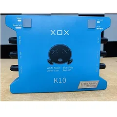 Sound Card XOX K10 2020 - Thiết Bị Thu Âm Chuyên Nghiệp, Hát Live, Livestream Facebook, Karaoke Online, Hỗ Trợ 24bits, Hiệu Ứng Âm Thanh