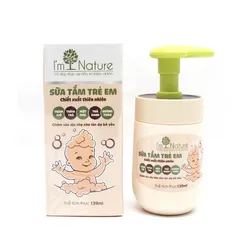 Sữa Tắm Trẻ Em I'm Nature 120ml - Hỗ Trợ Ngừa Rôm Sảy, Làm Mát Da, An Toàn Cho Bé, Với Tinh Dầu Thiên Nhiên
