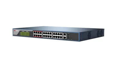 Switch mạng 24 cổng PoE Hikvision DS-3E1326P-EI - Công suất 370W, thiết kế chắc chắn, khoảng cách truyền tới 300m, chính hãng chất lượng cao