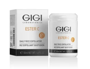Tẩy Da Chết Gigi Ester C Daily Rice Exfoliator - 50ml Chiết Xuất Gạo, 2% BHA, Sáng Da, Se Khít Lỗ Chân Lông, Ngừa Mụn
