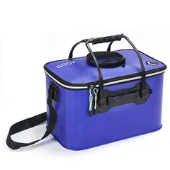 Thùng Đựng Cá Đa Năng Có Thể Xếp Gọn - Thiết Kế Dạng Gập Tiện Lợi Cho Câu Cá và Dã Ngoại, Chất Liệu Nhựa Dẻo Bền Bỉ