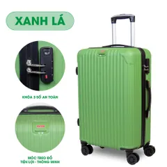 Vali kéo du lịch Bamozo 8801 bền chắc, nhựa ABS nhẹ, chống trầy xước - Lựa chọn hoàn hảo cho chuyến du lịch tiện lợi