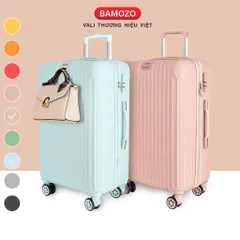 Vali kéo du lịch Bamozo 8801 bền chắc, nhựa ABS nhẹ, chống trầy xước - Lựa chọn hoàn hảo cho chuyến du lịch tiện lợi