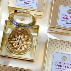 Viên tinh chất Collagen JM Multi Vita Capsule Ampoule - Serum làm sáng da, tăng độ đàn hồi, hỗ trợ phục hồi da mụn, trẻ hóa da