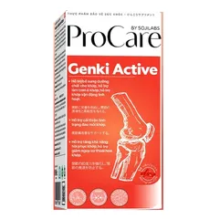 Viên uống hỗ trợ khớp Procare Genki Active - Giải pháp bảo vệ khớp với Glucosamin, Collagen II, Canxi và Vitamin K2, cho vận động linh hoạt.