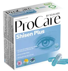 Viên Uống Bổ Mắt Procare Sojilabs Shisen Plus - Hỗ Trợ Cải Thiện Thị Lực, Giảm Mỏi Mắt, Bảo Vệ Mắt Khỏi Ánh Sáng Xanh 30 Viên