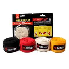 Băng Quấn Tay Kangrui Cotton Cao Cấp - Dụng Cụ Tập Luyện Boxing & Taekwondo - Bảo Vệ Bàn Tay Tối Đa, Chất Liệu 100% Cotton
