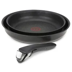 Bộ 2 chảo Tefal Ingenio Expertise 24 và 28cm cán rời - Chảo chống dính Titan siêu bền, phù hợp bếp từ, dễ dàng chế biến món ăn ngon