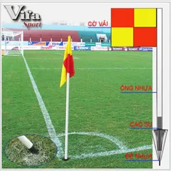 Bộ 4 Trụ Cờ Góc Sân Bóng Đá Vifa 102867 - Chất Liệu PVC Bền Chắc, Tiêu Chuẩn Thi Đấu Chuyên Nghiệp, Màu Vàng - Đỏ