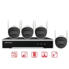 Bộ Kit Wifi Camera IP 4MP Hikvision NK44W0H - 4 Camera Wifi và Đầu Ghi NVR 4 Kênh - Giải Pháp An Ninh Gia Đình, Văn Phòng