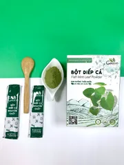 Bột Diếp Cá Nguyên Chất Goce - Hỗ Trợ Detox, Giải Độc, Mát Gan, Tốt Cho Tiêu Hóa, Đẹp Da - Hộp 72g Chất Lượng Cao