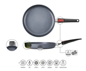 Chảo Rán Sinh Thái Woll Eco Lite Frying Pan - Chảo Nhôm Tái Chế 5 Lớp Chống Dính, Nhiệt Độ Cao, Dễ Vệ Sinh, Tiện Lợi Sử Dụng